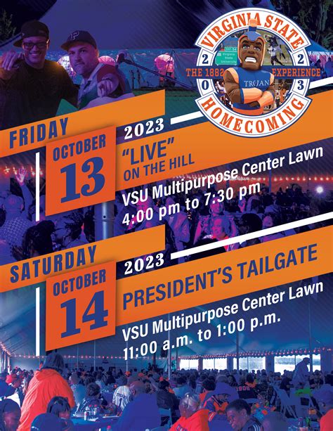 Virginia State University VSU Official Homecoming 2023 Alumni Events