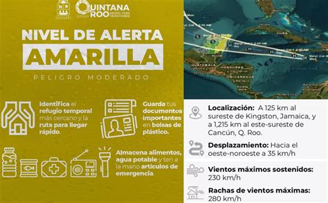 Quintana Roo Entra En ‘alerta Amarilla Por Acercamiento Del Huracán Beryl