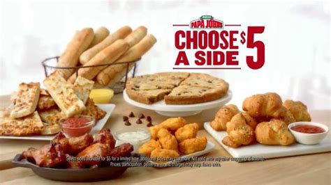 Papa John's $5 Sides TV Spot, 'Delicious Sides' - iSpot.tv