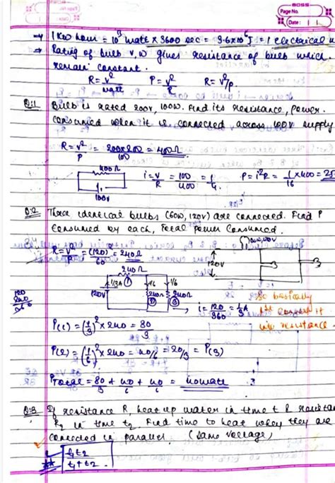 Current Electricity Notes Handwritten Notes PDF Shop Handwritten