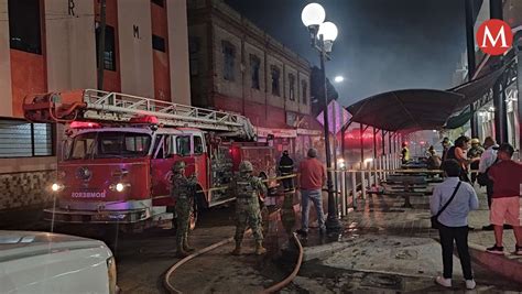 Se Incendia Bodega En Centro De Tampico Por Un Corto Circuito Grupo