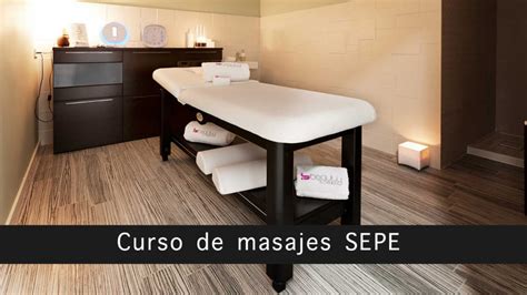 Curso De Masajes Sepe Ayudas De Alquiler En Espa A