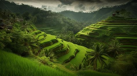 Rice Terraces On Bali, Rice Backgrounds, Bali Backgrounds, Hd ...