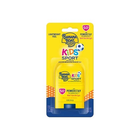 Banana Boat Kids Sport Sunscreen Stick Spf 50 Shop Sunscreen