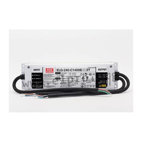 ELG 240 C1750B 3Y Mean Well LED Drivers 240W Elpro Elektronik