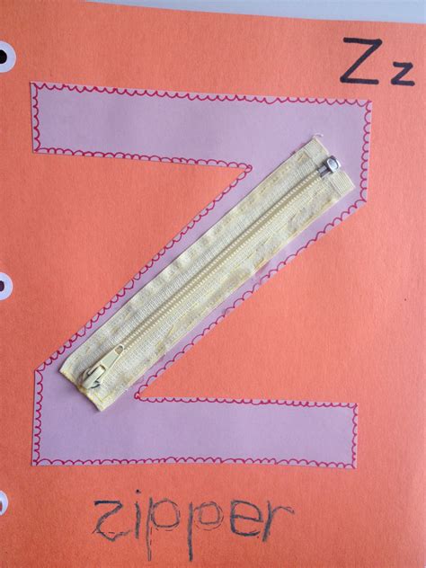 Z Is For Zipper Craft Printable Templates Free