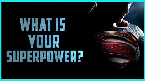 What Is Your Superpower Personality Test Youtube