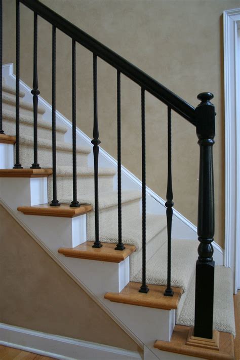 Image Result For Black Railings Wrought Iron Balusters Iron Stair