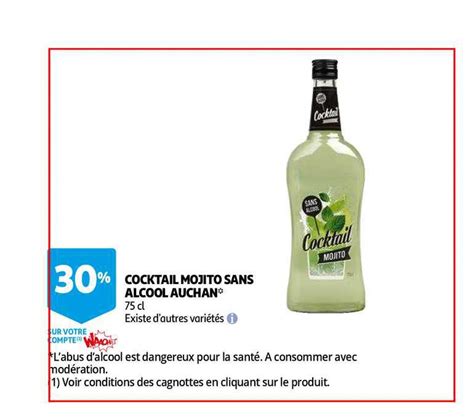 Promo Cocktail Mojito Sans Alcool Auchan Chez Auchan Direct Icatalogue Fr