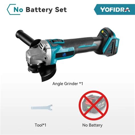 Yofidra Mm Brushless Angle Grinder Gears Polishing Cutting Machine