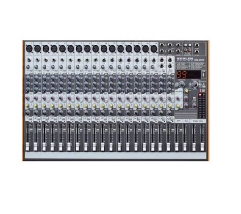 20 Channel Compact Mixer 16Mic/Line 2 Stereo Input with USB/Bluetooth ...