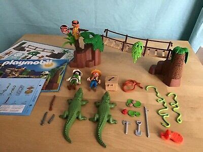 Playmobil N Aventuriers Pont Suspendu Alligators Complet Eur