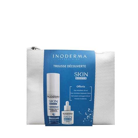 Trousse découverte Inoderma Skin Booster hydratation visage