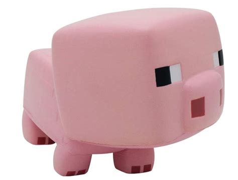 Mega Figurine Anti Stress Minecraft Squishme S Cochon Cm Gaming