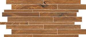 Mosaïque MURETTO en grès cérame effet bois NOVABELL ARTWOOD Cherry L