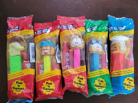 Garfield Odie Pez Dispensers Set Of 5 Antique Price Guide Details Page