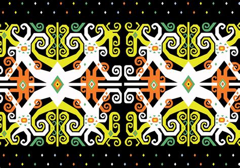 Dayak Pattern Design 164867 Vector Art At Vecteezy