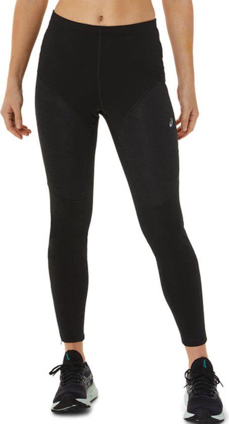 Asics Winter Run Tight Dames Sportlegging Zwart Vrouwen Bol