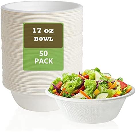 Amazon Gere Compostable Sugarcane Paper Bowls Disposable Bowls