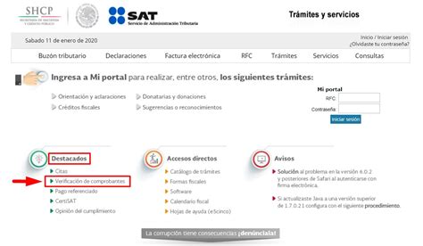 Verificación de comprobantes fiscales SAT en 5 pasos