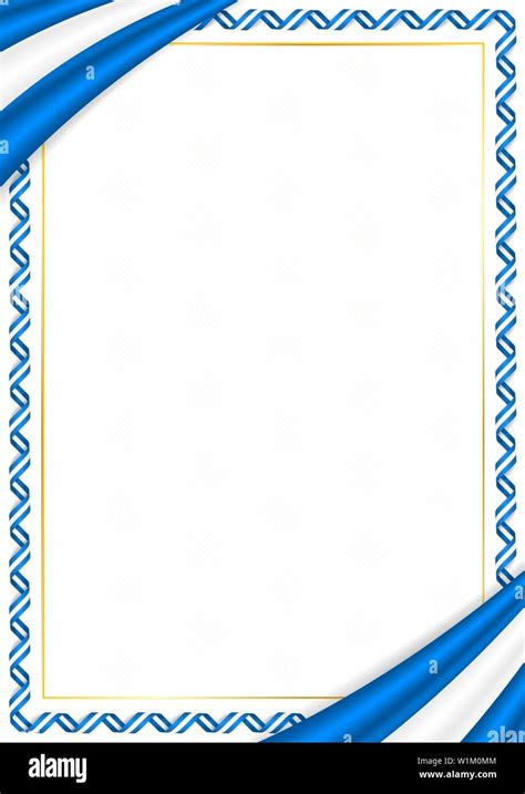 Border made with Honduras national colors. Template elements for your ...