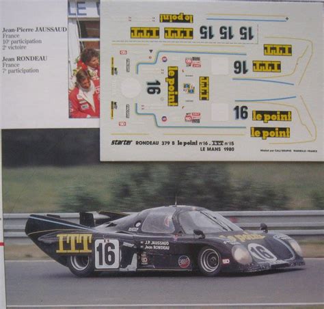 Rondeau M B N Le Point Le Mans Decal E