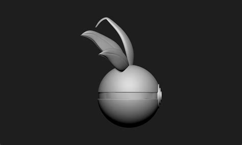 Archivo STL Gratis Pokeball Pokemon OddishObjeto Imprimible En 3D Para