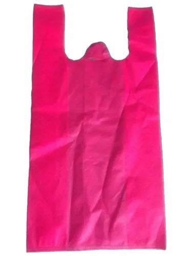 Plain Pink Non Woven W Cut Bag For Grocery At Rs 140 Kg In Ghatal Id