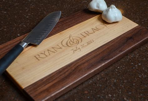 Cutting Board Personalized Cutting Board Laser Engraved Maple