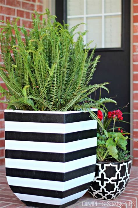 DIY OUTDOOR PLANTER IDEAS | Dimples and Tangles