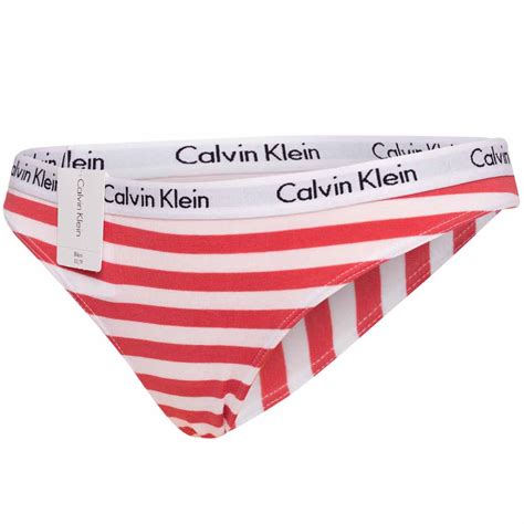 Calvin Klein Majtki Damskie Bikini P Bia O Czerwone D E Xf