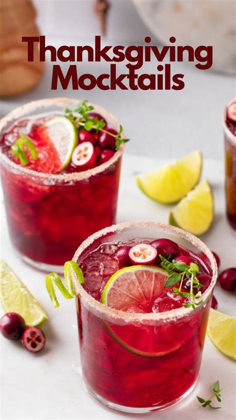 Best Thanksgiving Mocktails To Drink