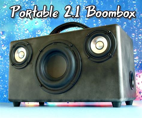 Portable Bluetooth 2.1 Boombox | Trybotics