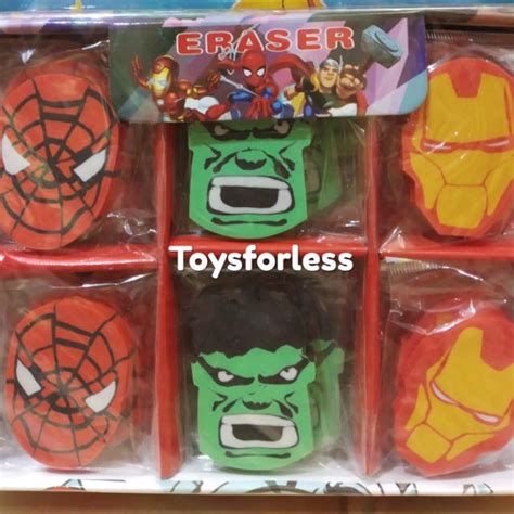 30pcs Marvel Erasers Loot Bag Fillers Shopee Philippines