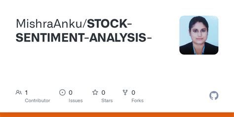 GitHub MishraAnku STOCK SENTIMENT ANALYSIS