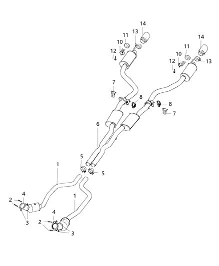 Exhaust System 2019 Dodge Charger