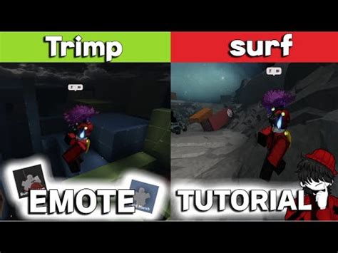 Como Hacer Emote Surf Y Emote Trimp En Evade Youtube