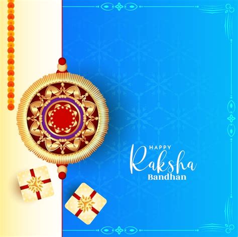 Feliz Raksha Bandhan Festa Indiana Celebra O Vetor De Fundo Vetor Gr Tis