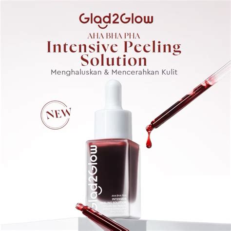 Jual READY GLAD2GLOW AHA BHA PHA INTENSIVE PEELING SOLUTION SERUM