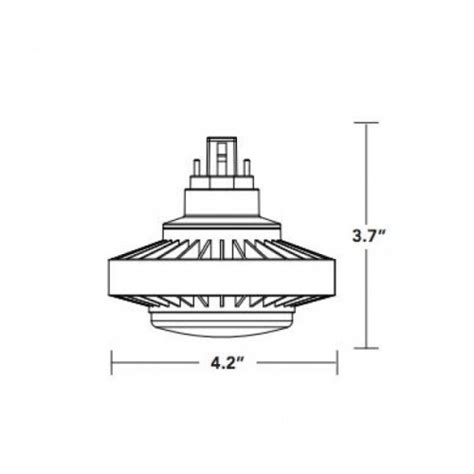 Light Efficient Design Led 7342 35k G2 25 Watt Flexible 4 Pin G24q