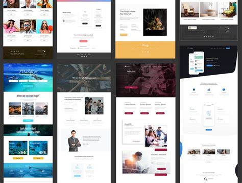 Multi Purpose Landing Pages Themes Templates Landing Page User