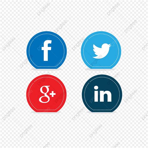 Facebook And Twitter Icons Vector at Vectorified.com | Collection of ...