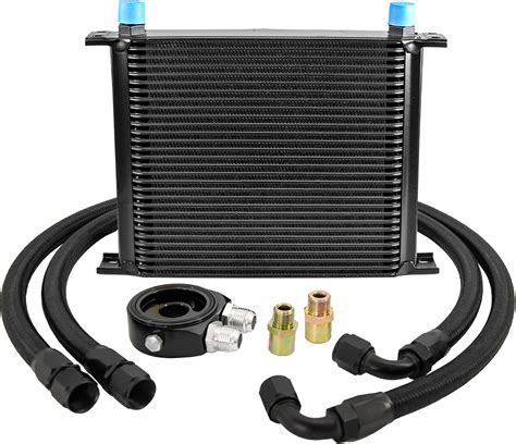 Zhsymx 30 Row An10 10an Stacked Plate Oil Cooler Universal Engine Transmission