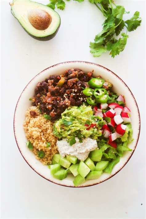 Black Bean Quinoa Bowls Vegan Meal Prep Recipe Vegan Meal Prep Meal Prep Quinoa Bowl