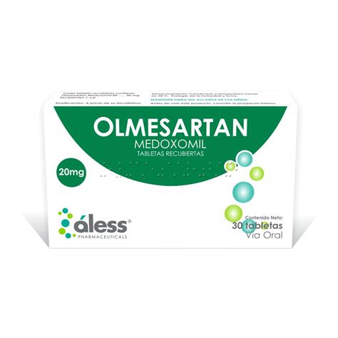 Olmesartan Medoxomil 20mg Alesspharma