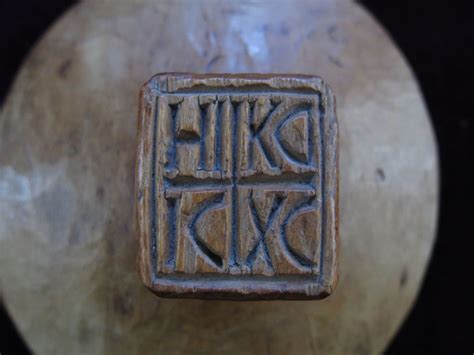 GREECE hand carved Holy bread stamp | TurkishFolkArt