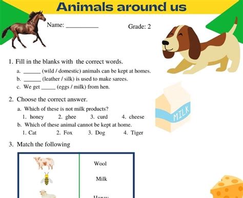 Free Worksheets For CBSE SCIENCE 2nd Grade Worksheets 1st Grade