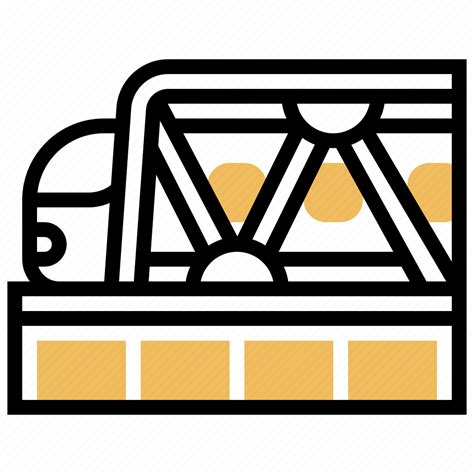 Bridge Crossing River Train Travel Icon Download On Iconfinder