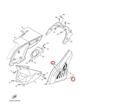 Yamaha 原廠 Bwsx 125 桃紅 左側蓋 側蓋2 料號：5s9 Xf172 00 Pd 蝦皮購物