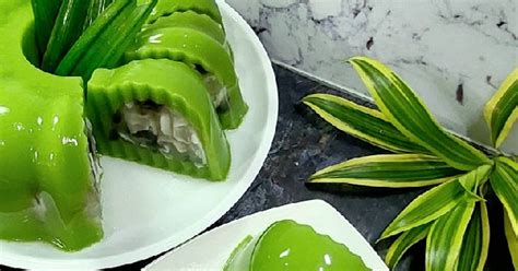 Resep Puding Pandan Suji Kelapa Muda Oleh Susi Darmawan Ig D